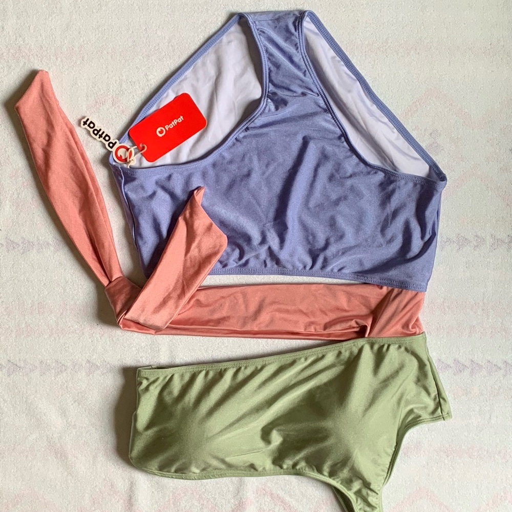 Colorful Two-Piece Swimsuit